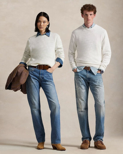 Polo Bear Baumwolle-Leinen Pullover Vandhlr 