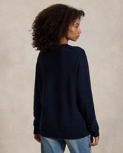Polo Bear Baumwolle-Leinen Pullover Vandhlr 