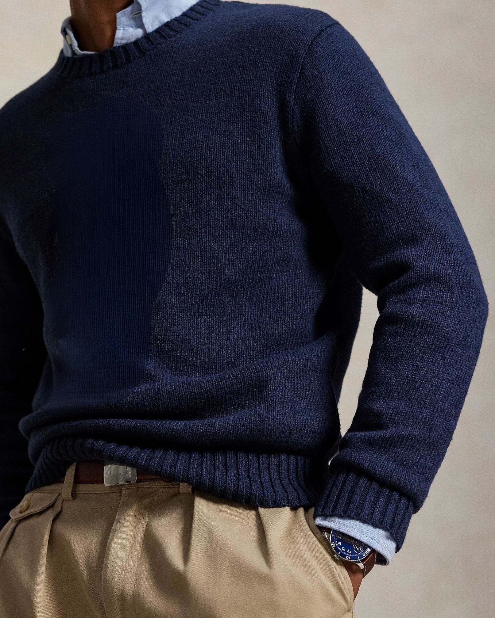 Polo Bear Baumwolle-Leinen Pullover Vandhlr 
