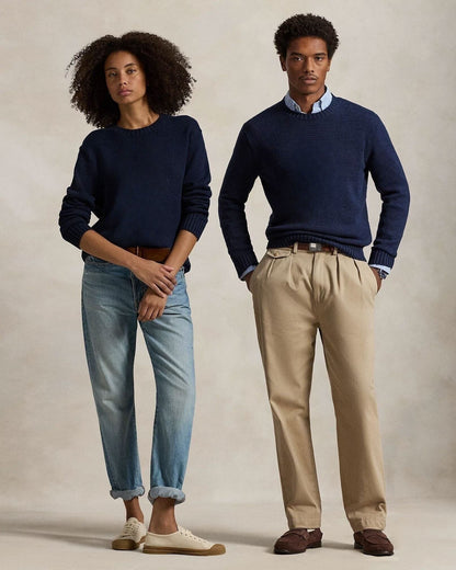 Polo Bear Baumwolle-Leinen Pullover Vandhlr 