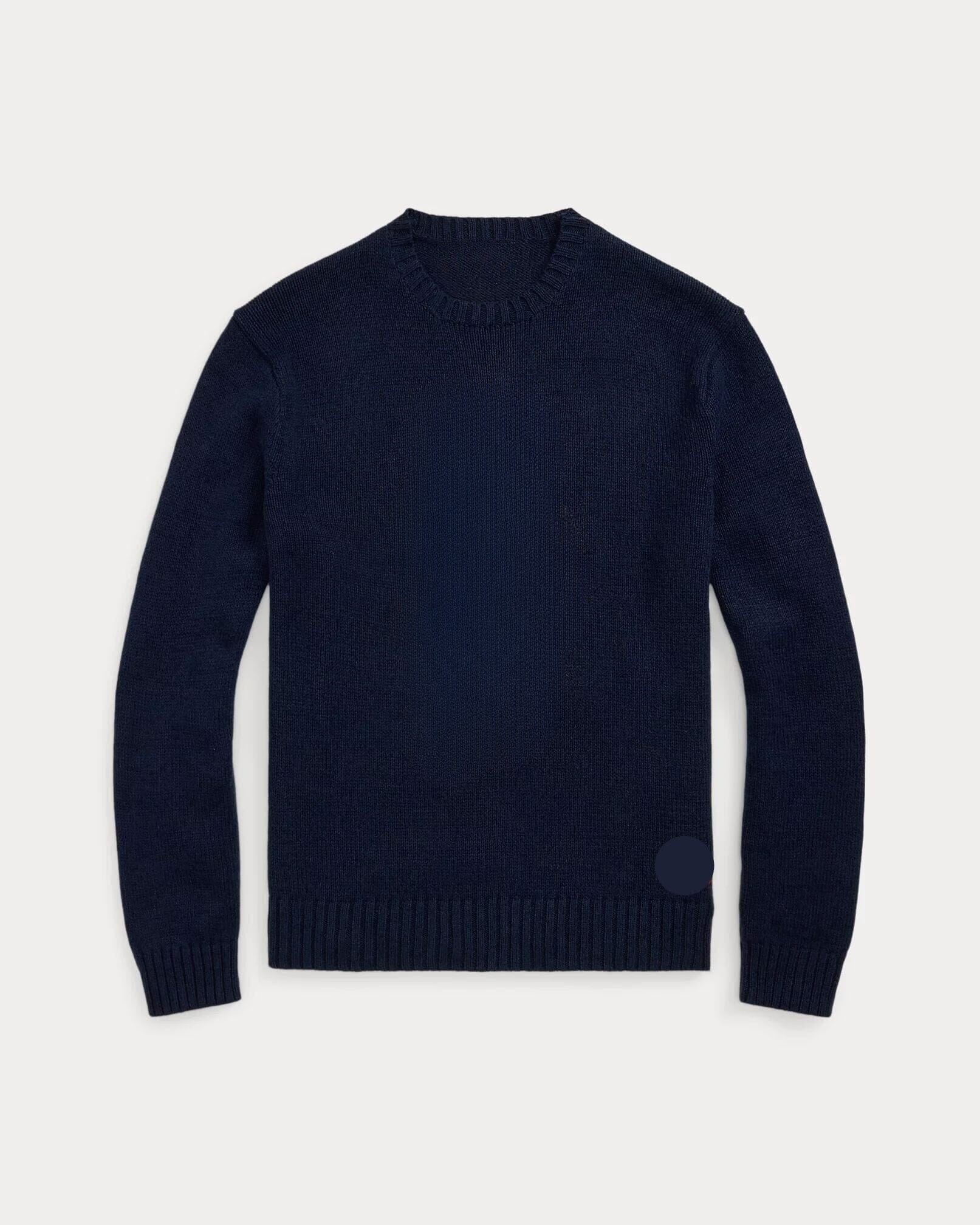Polo Bear Baumwolle-Leinen Pullover Vandhlr Marineblau S 