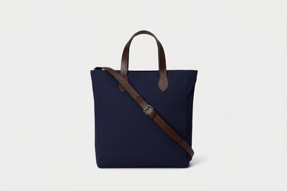 Polo Bear Canvas Einkaufstasche Vandhlr Marineblau 