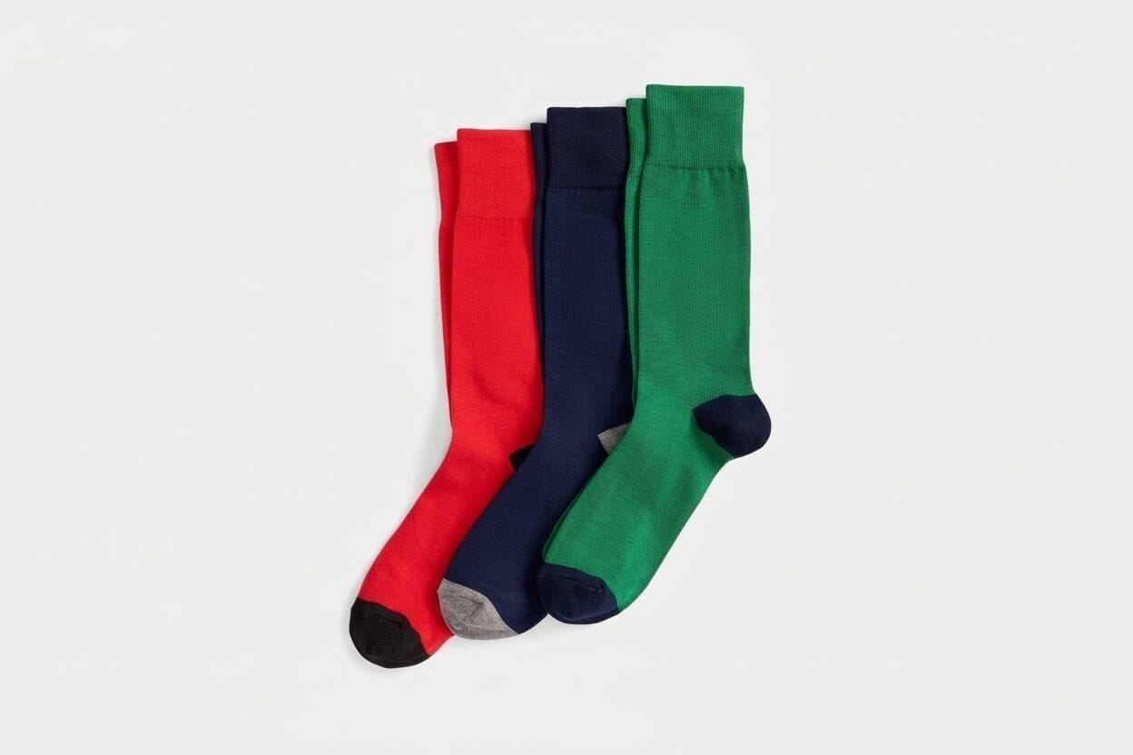 Polo Bear Hose 3 Socken Geschenkset Vandhlr Grün/Marineblau/Rot 