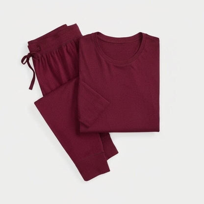 Polo Bear Jersey Schlafanzug-Set Vandhlr Klassisches Weinrot S 