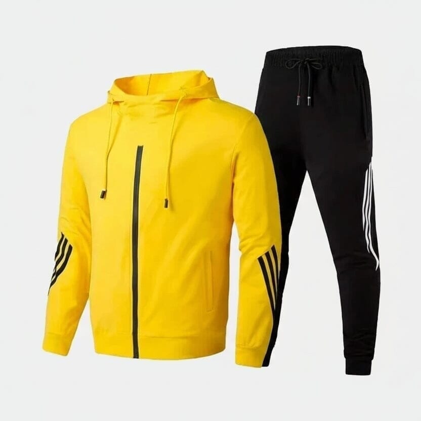 Premium Baumwoll-Hoodie Vandhlr Gelb S 