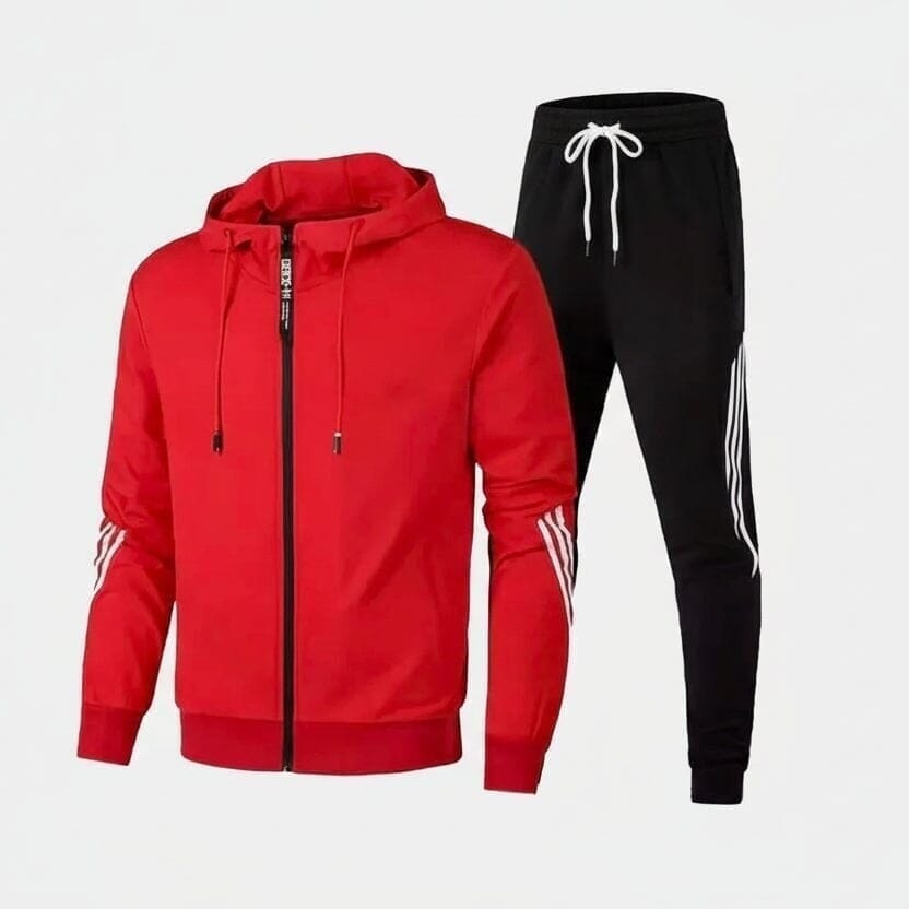 Premium Baumwoll-Hoodie Vandhlr Rot S 
