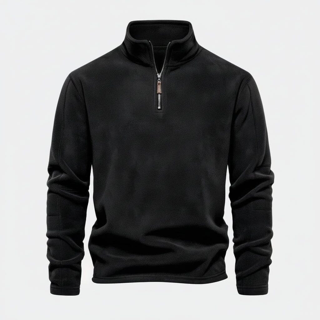 Prestige Zopfmuster Wollpullover Vandhlr Schwarz S 
