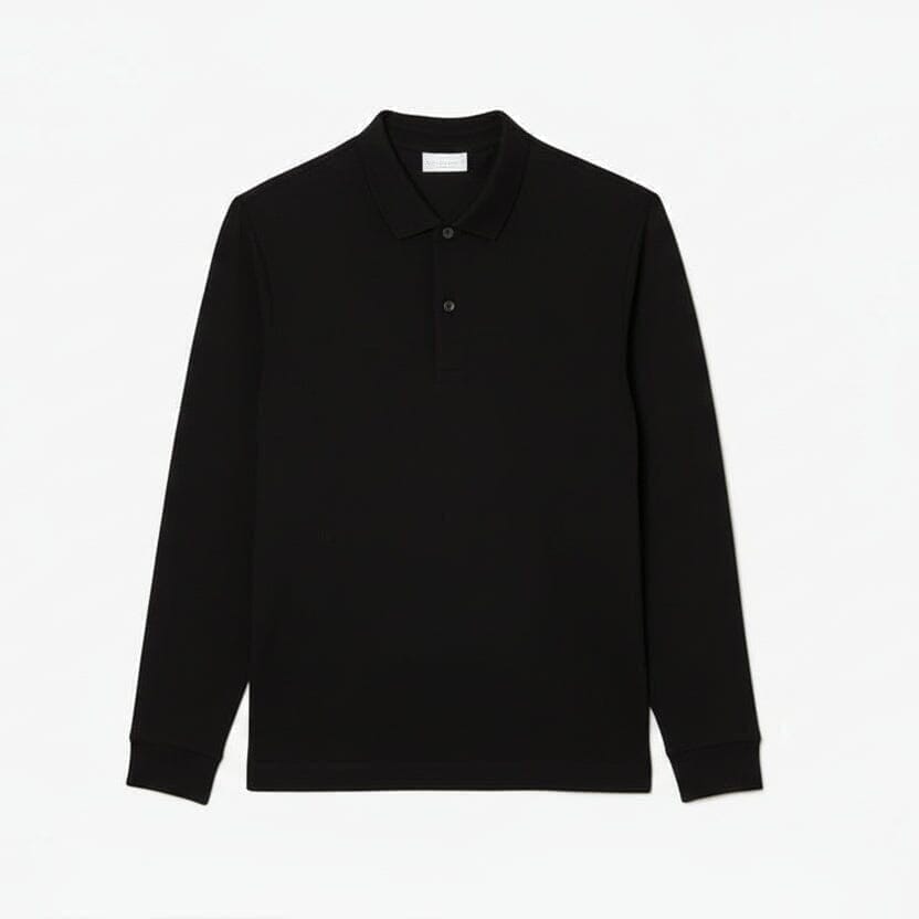 Regular Fit Paris Stretch Piqué Poloshirt Vandhlr Schwarz S 
