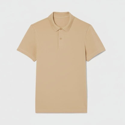 Regular Fit Poloshirt Aus Baumwoll-Mix Vandhlr Beige S 