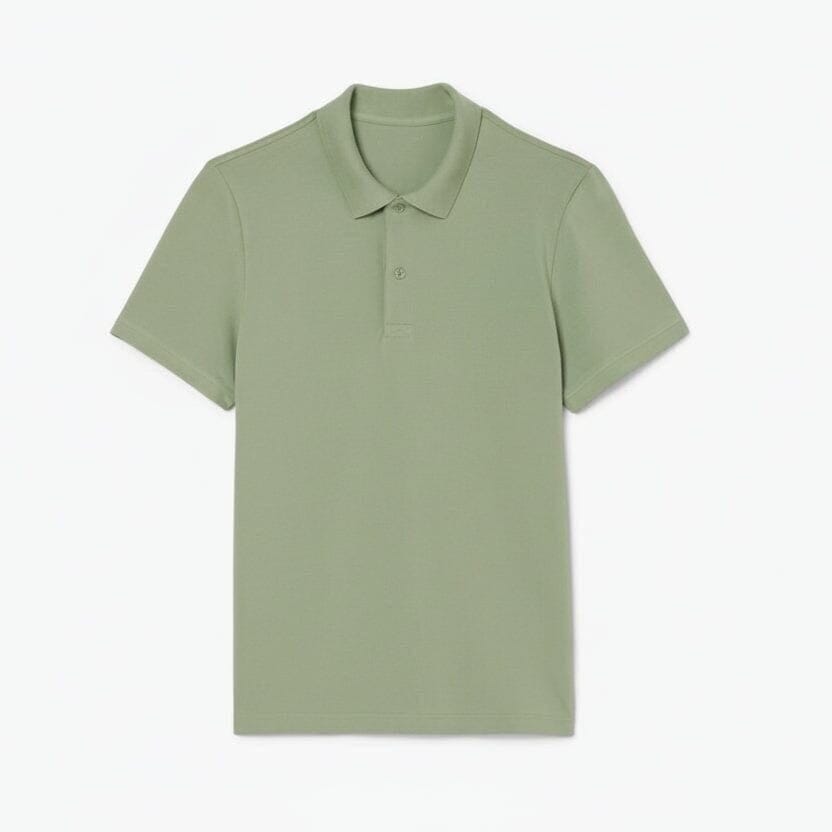 Regular Fit Poloshirt Aus Baumwoll-Mix Vandhlr Grün S 