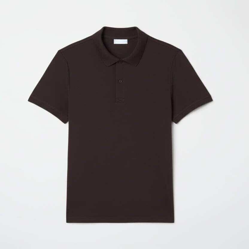 Regular Fit Poloshirt Aus Baumwoll-Mix Vandhlr Schwarz S 