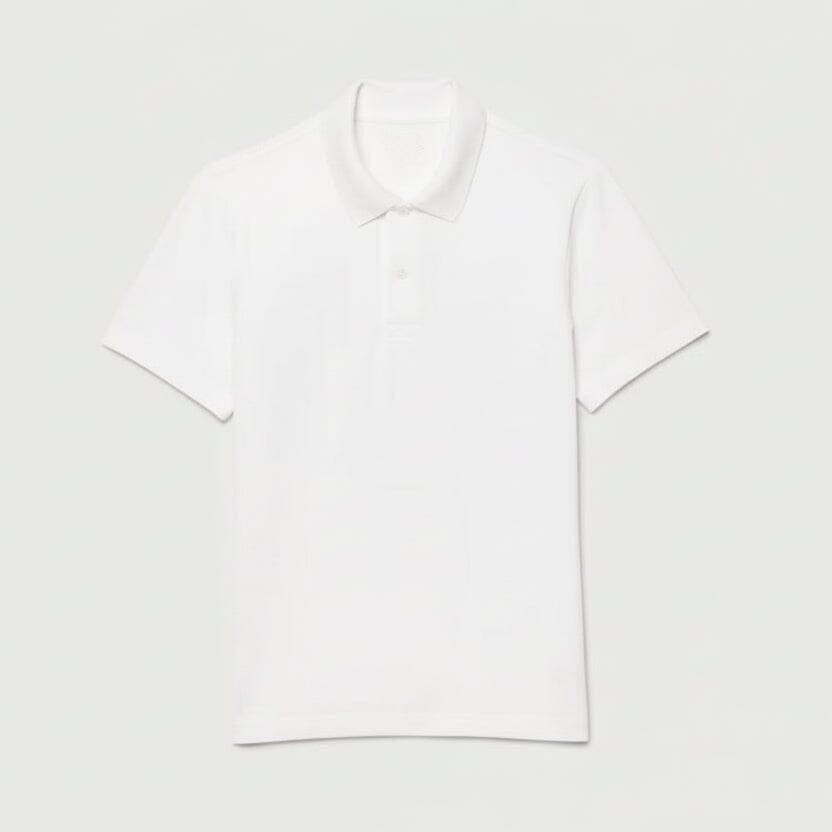 Regular Fit Poloshirt Aus Baumwoll-Mix Vandhlr Weiß S 