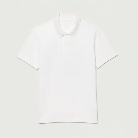 Regular Fit Poloshirt Aus Baumwoll-Mix Vandhlr Weiß S 
