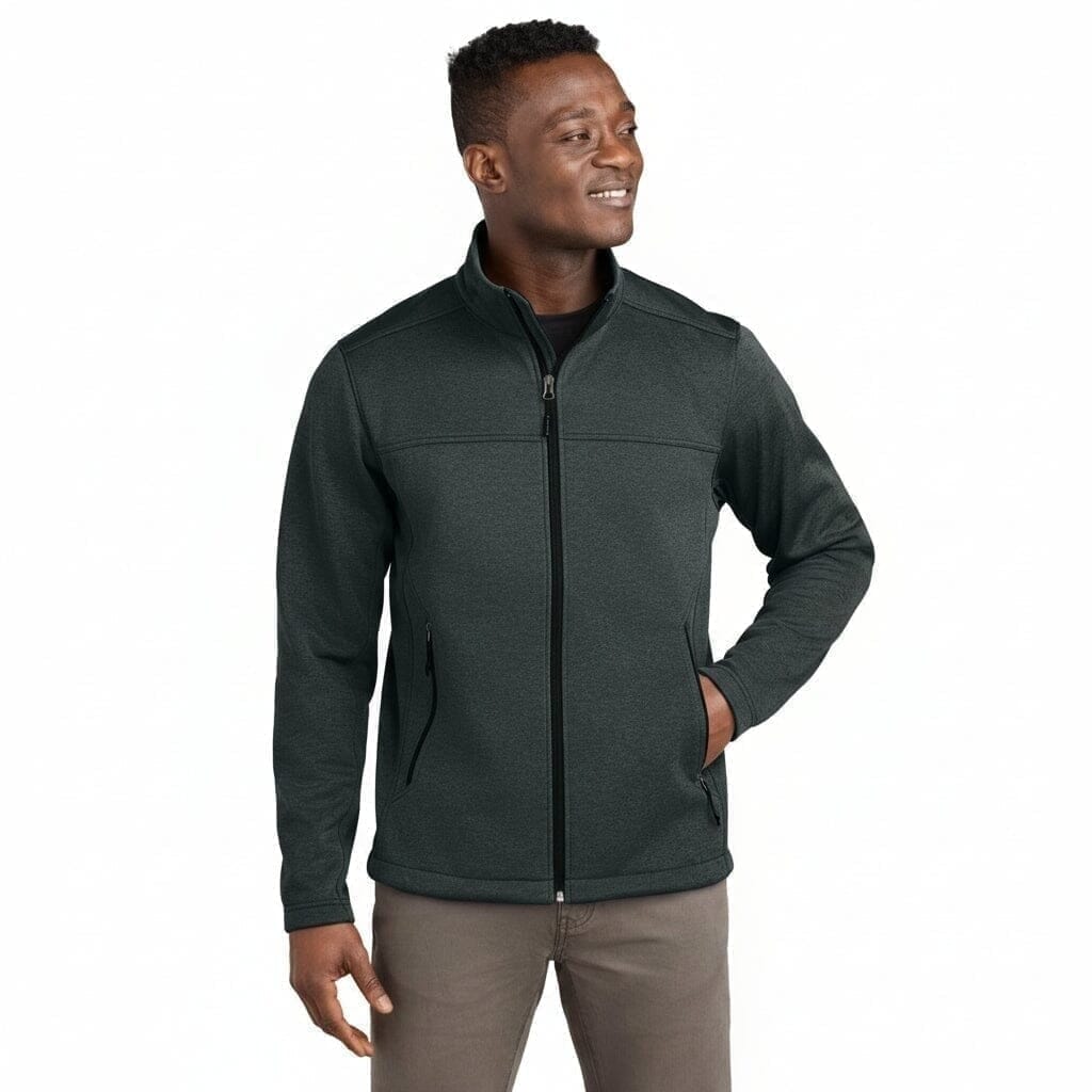 Ridgewall Softshell-Jacke Mit Brust-Logo Vandhlr Dunkelgrau Meliert S 