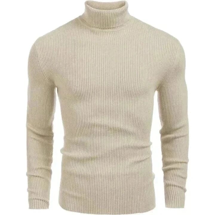Rollkragen Pullover Classic Knit Vandhlr Beige S 