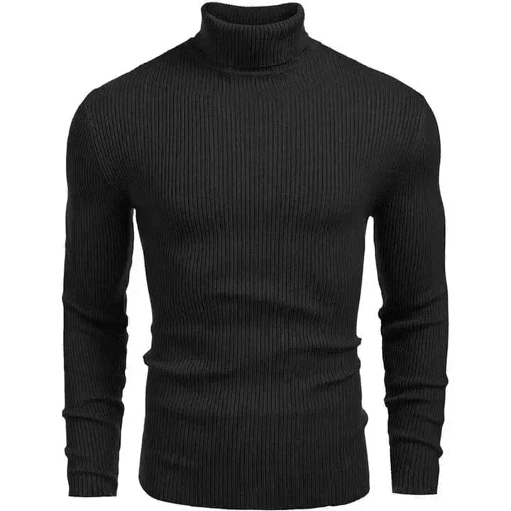 Rollkragen Pullover Classic Knit Vandhlr Schwarz S 