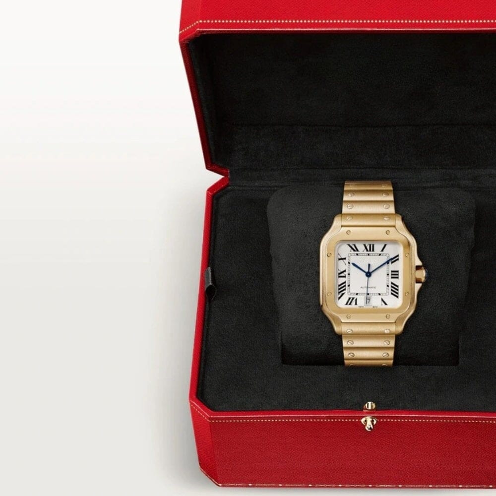 Santos Gold Herrenuhr Vandhlr 
