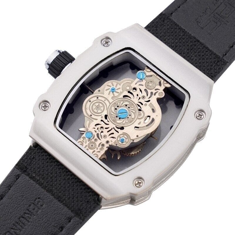 Skeleton Mech Herren-Armbanduhr Mit Skelett-Zifferblatt Vandhlr 