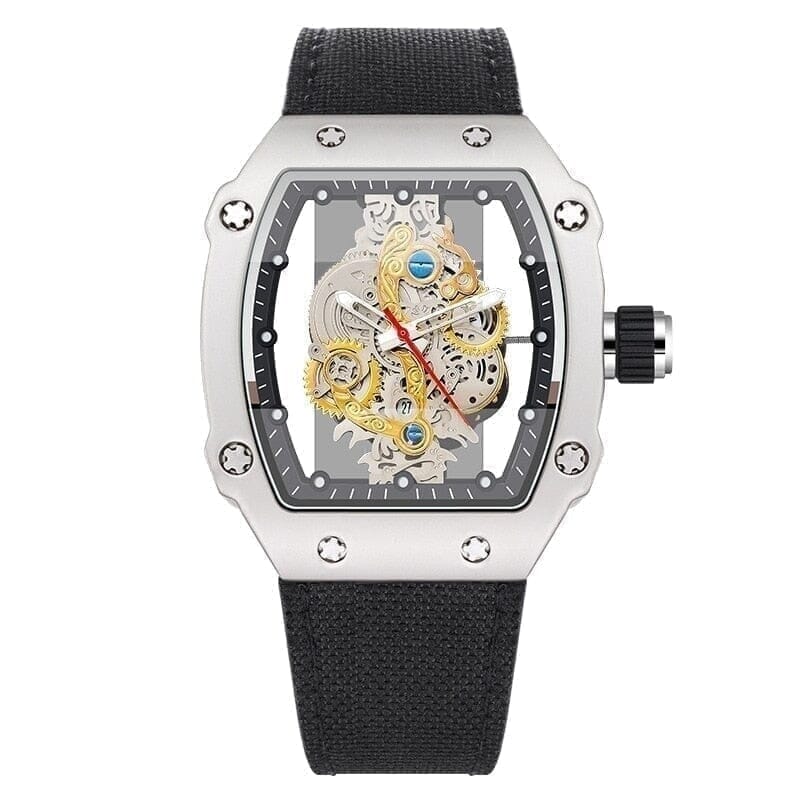 Skeleton Mech Herren-Armbanduhr Mit Skelett-Zifferblatt Vandhlr Standard-Titel 