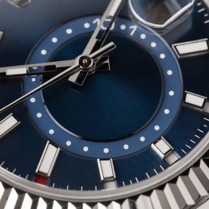 Sky-Dweller "blaues Zifferblatt" 326934-0003 Vandhlr 