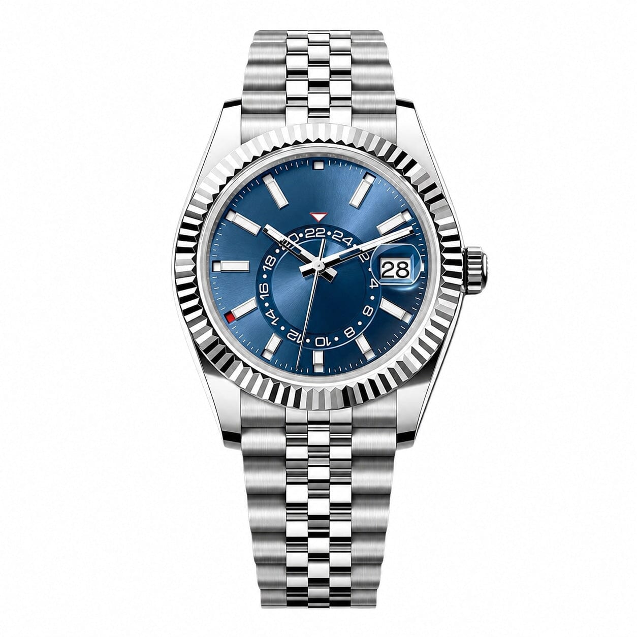 Sky-Dweller "blaues Zifferblatt" 326934-0003 Vandhlr 