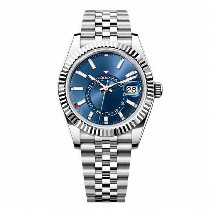 Sky-Dweller "blaues Zifferblatt" 326934-0003 Vandhlr 