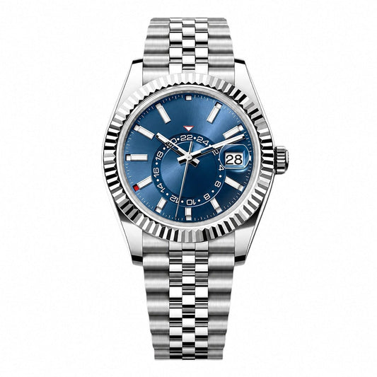 Sky-Dweller "blaues Zifferblatt" 326934-0003 Vandhlr 