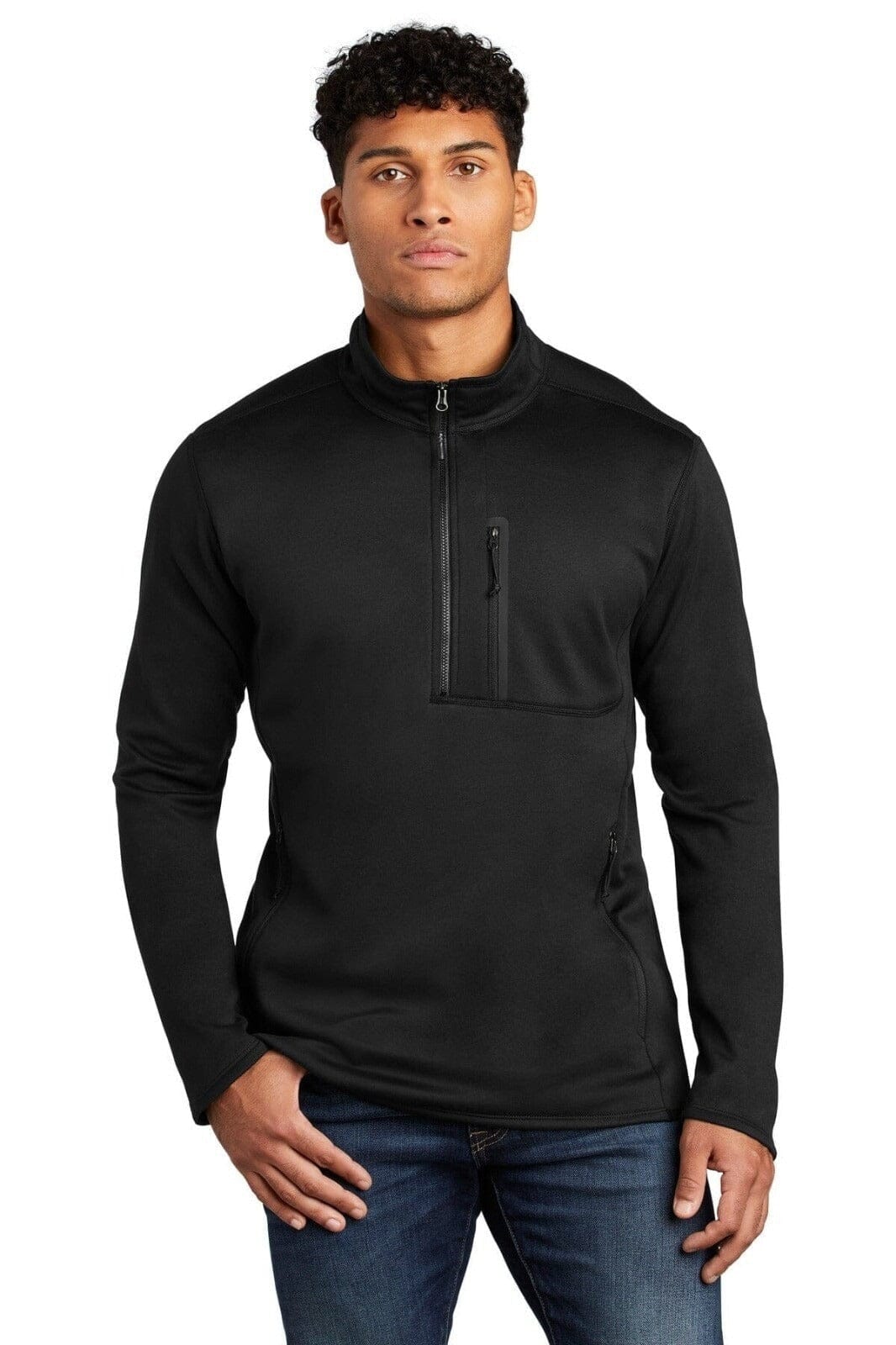 Skyline 1/2-Zip Fleecejacke Vandhlr Schwarz S 