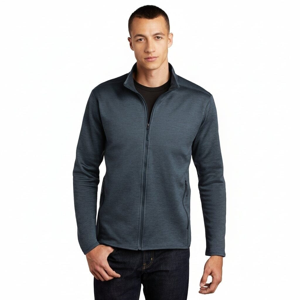 Skyline Fleece-Jacke Mit Reißverschluss Vandhlr Urban Navy Meliert S 