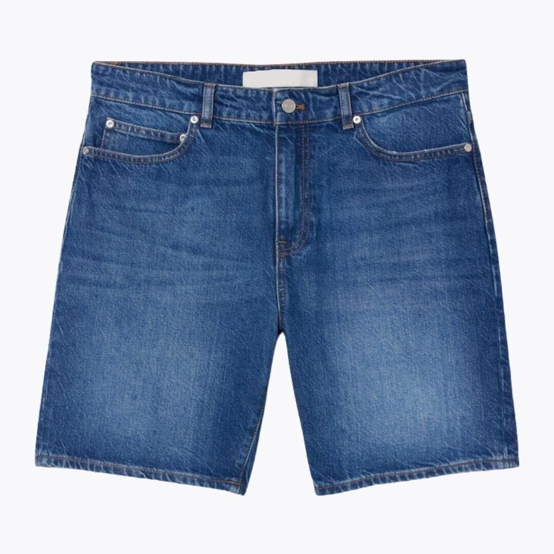 Straight Fit Denim Bermuda Shorts Für Herren Vandhlr Jeansblau S 