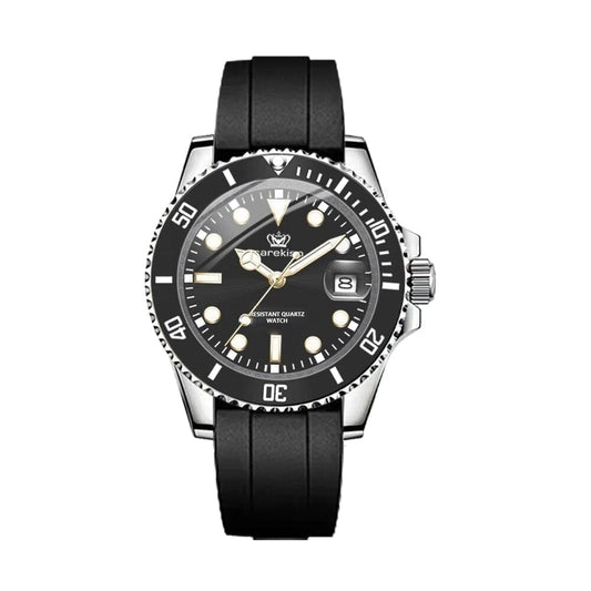 Subdate Sport Herrenarmbanduhr - Quarz Luxusuhr Mit Datumsanzeige Vandhlr Schwarz 