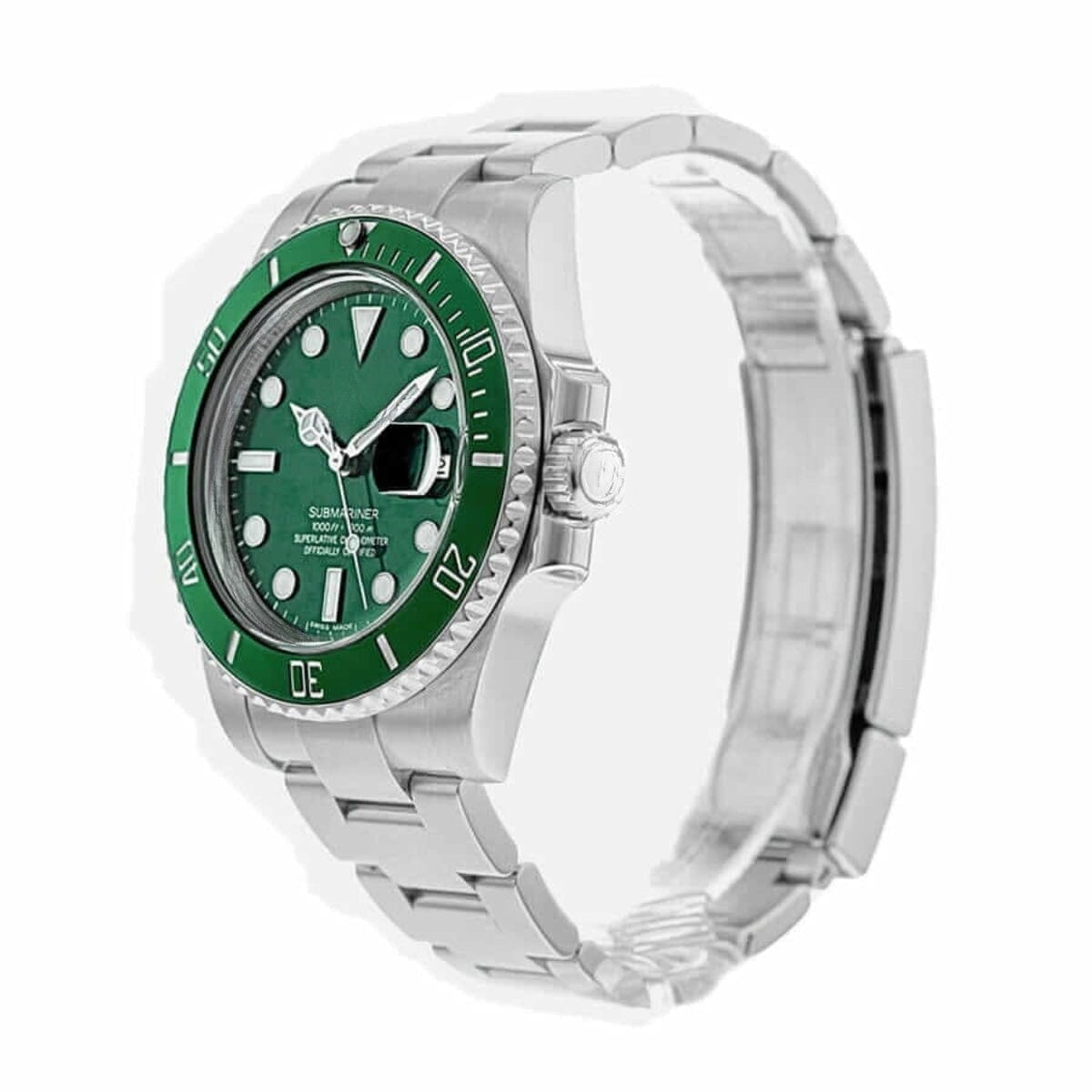 Submariner Date 116610LV "hulk" Herrenarmbanduhr Vandhlr 