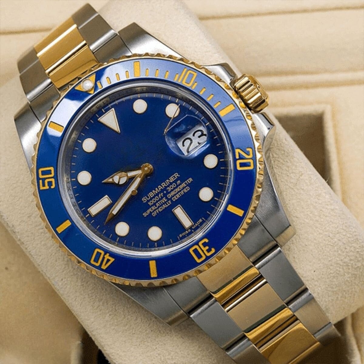 Submariner Date 126613LB "bluesy" Herrenarmbanduhr Vandhlr 
