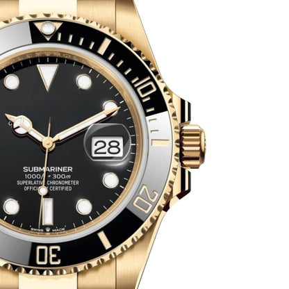 Submariner Date 126618ln-0002 Gelbgold Mit Schwarzem Zifferblatt Vandhlr 