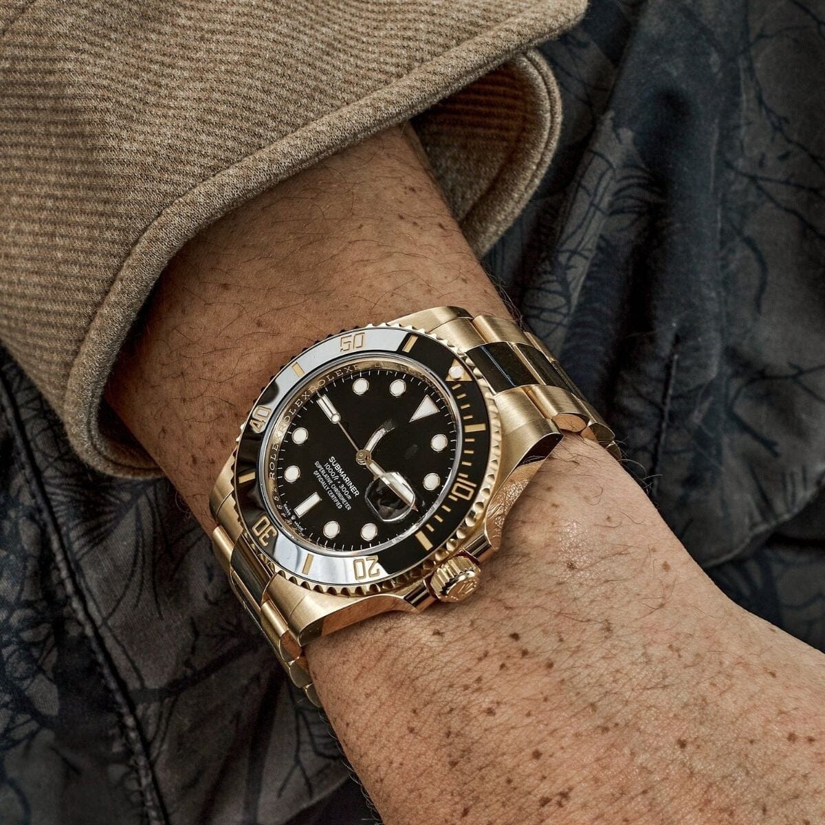 Submariner Date 126618ln-0002 Gelbgold Mit Schwarzem Zifferblatt Vandhlr 