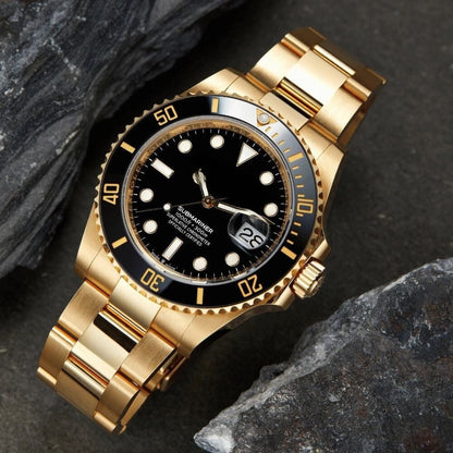 Submariner Date 126618ln-0002 Gelbgold Mit Schwarzem Zifferblatt Vandhlr 