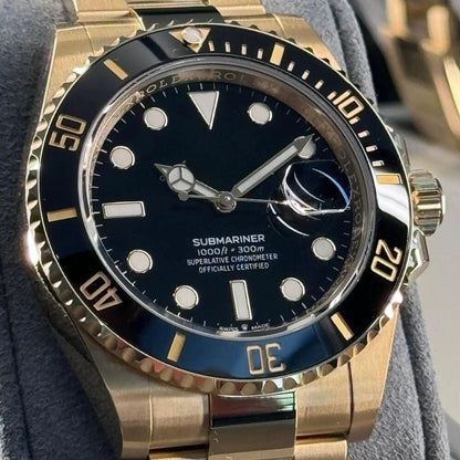 Submariner Date 126618ln-0002 Gelbgold Mit Schwarzem Zifferblatt Vandhlr 