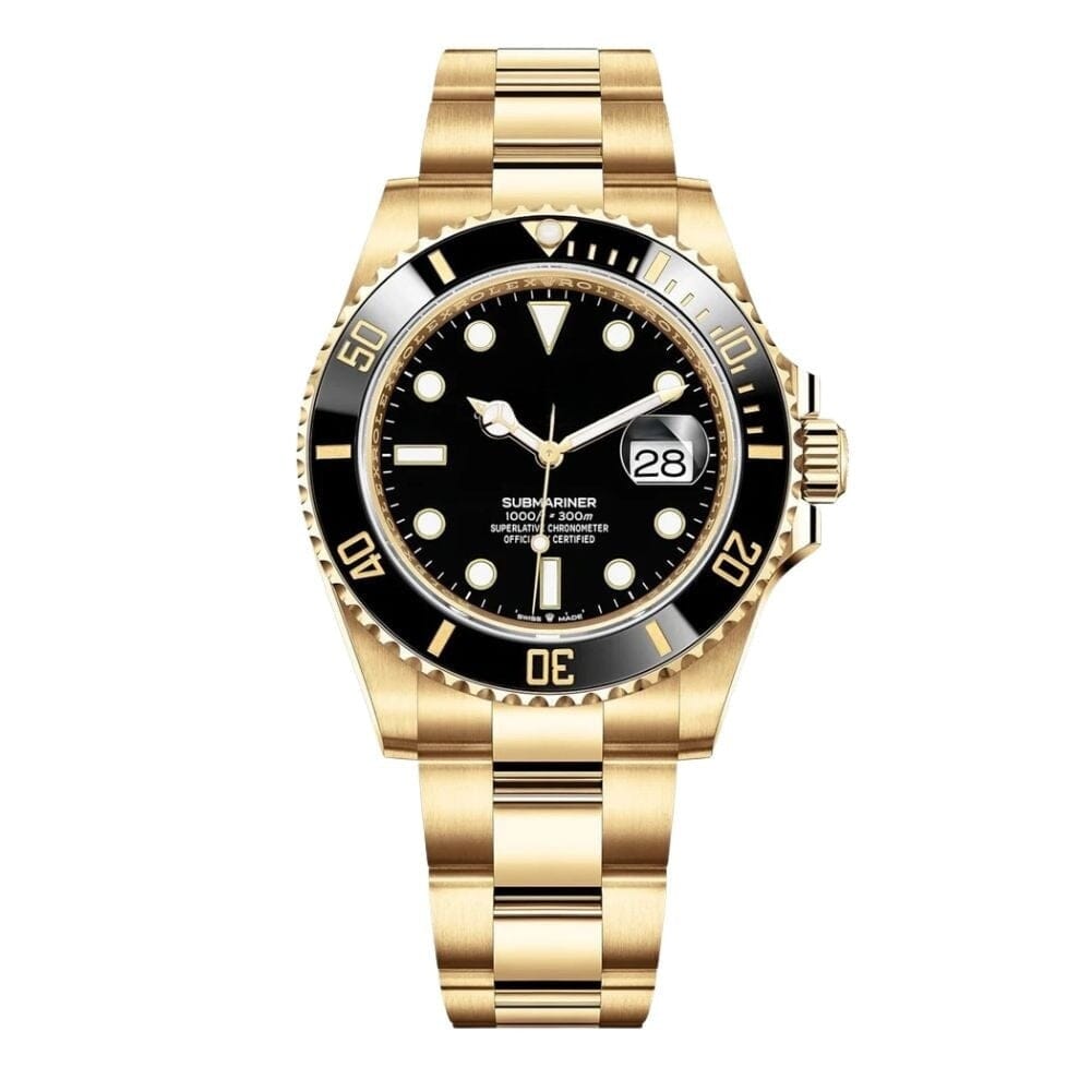 Submariner Date 126618ln-0002 Gelbgold Mit Schwarzem Zifferblatt Vandhlr 