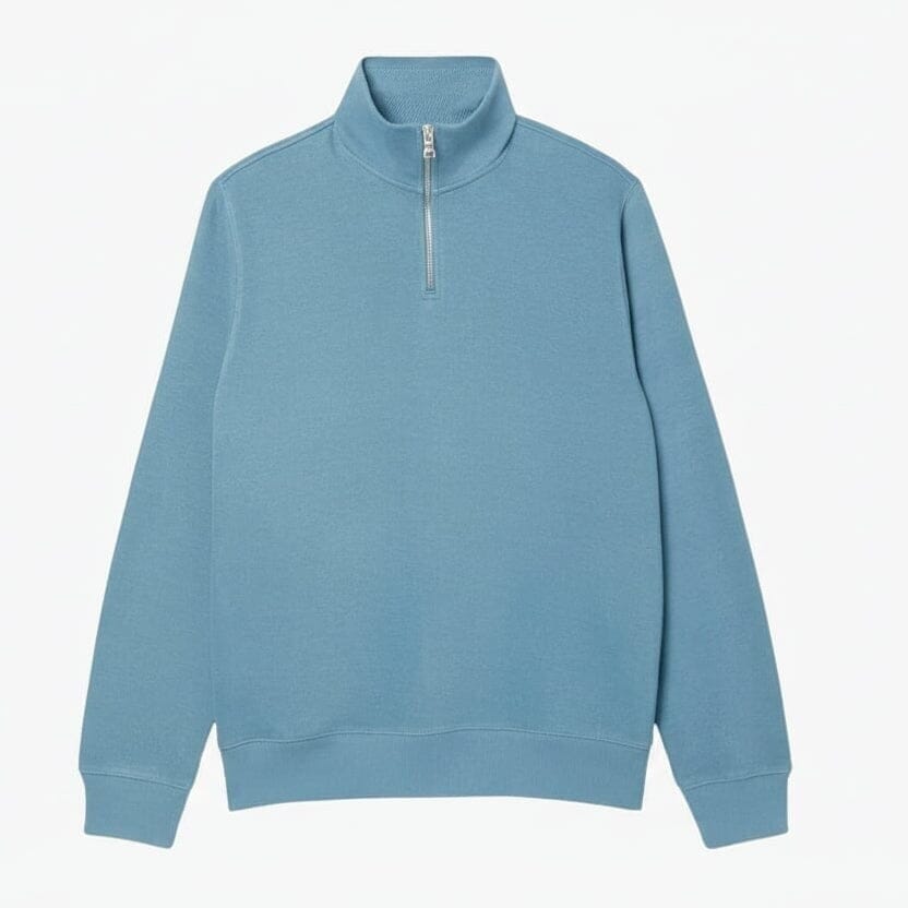 Sweatshirt Mit Reißverschluss Und Hohem Kragen Vandhlr Blau S 