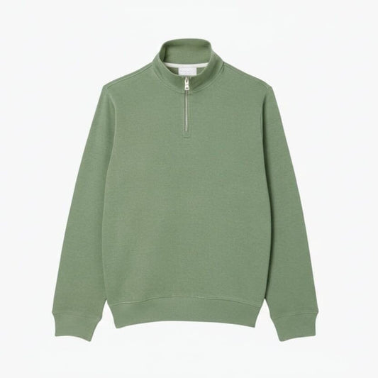 Sweatshirt Mit Reißverschluss Und Hohem Kragen Vandhlr Grün S 