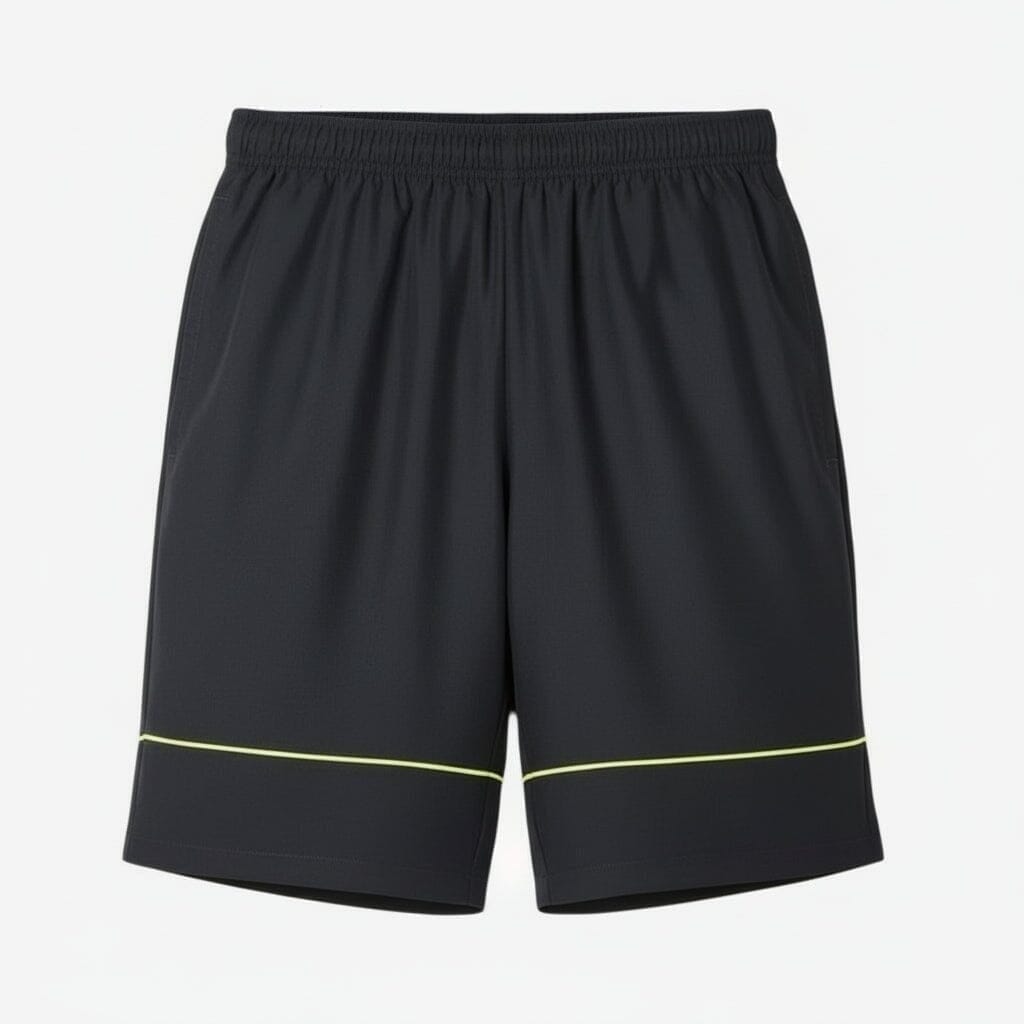 Tennis-Shorts Aus Bedrucktem Diamant-Taft Vandhlr Schwarz S 