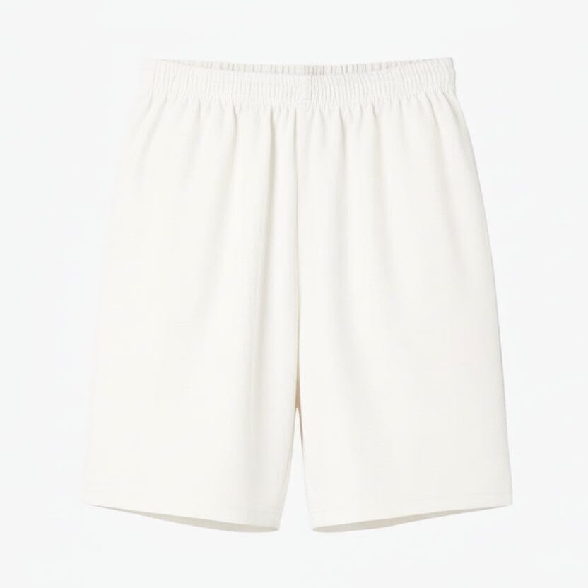 Tennis-Shorts Aus Bedrucktem Diamant-Taft Vandhlr Weiß S 