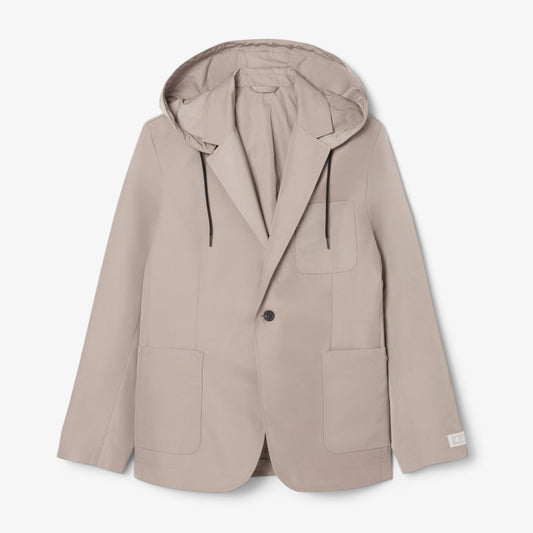 Twill-Blazer Mit Kapuze Vandhlr Grau S 
