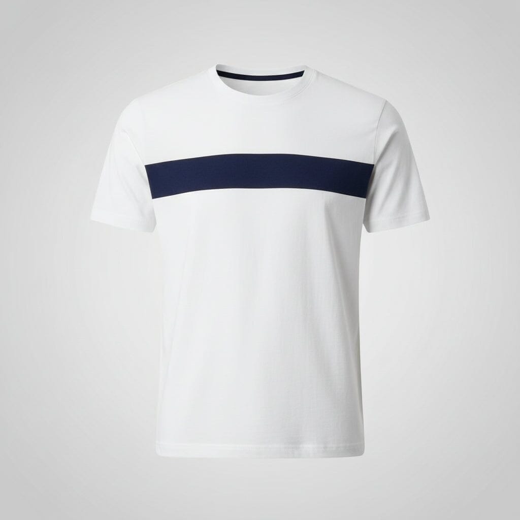 Ultra Dry Tennis T-SHIRT Mit Print Vandhlr Weiß / Marineblau S 