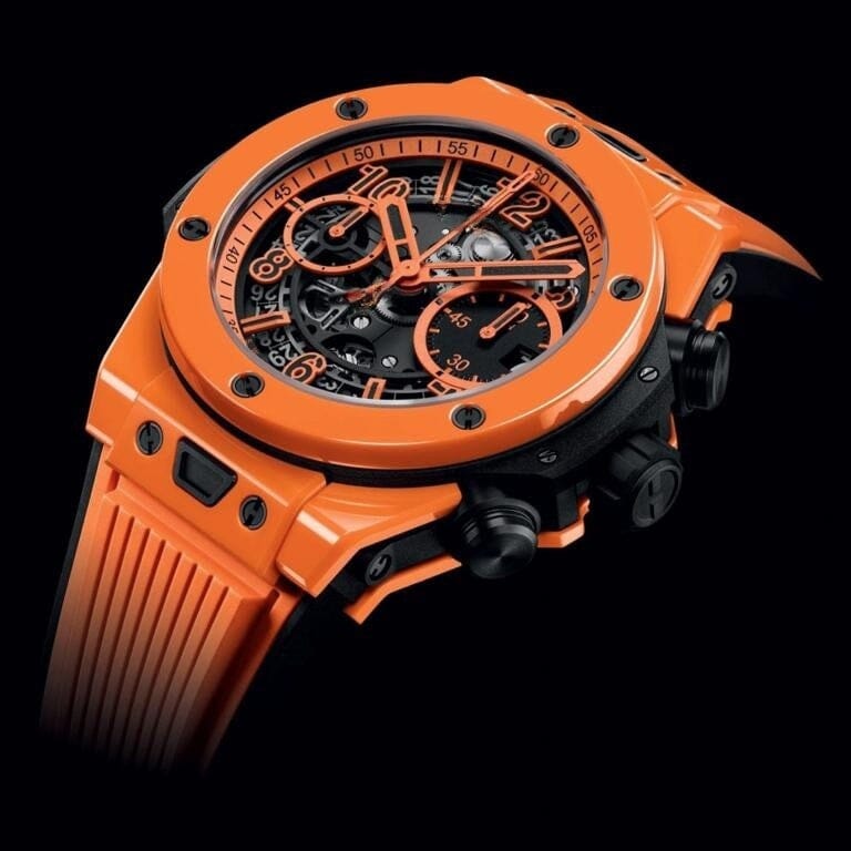 Unico Orange Keramik 42mm Herrenuhr Vandhlr 