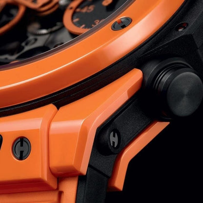 Unico Orange Keramik 42mm Herrenuhr Vandhlr 