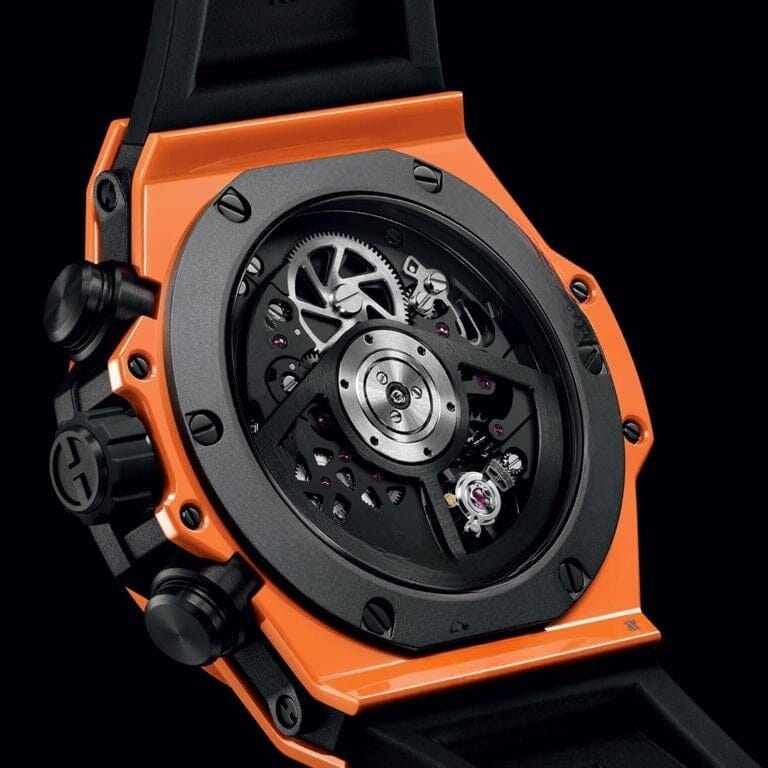 Unico Orange Keramik 42mm Herrenuhr Vandhlr 