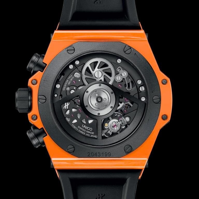 Unico Orange Keramik 42mm Herrenuhr Vandhlr 