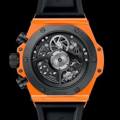 Unico Orange Keramik 42mm Herrenuhr Vandhlr 