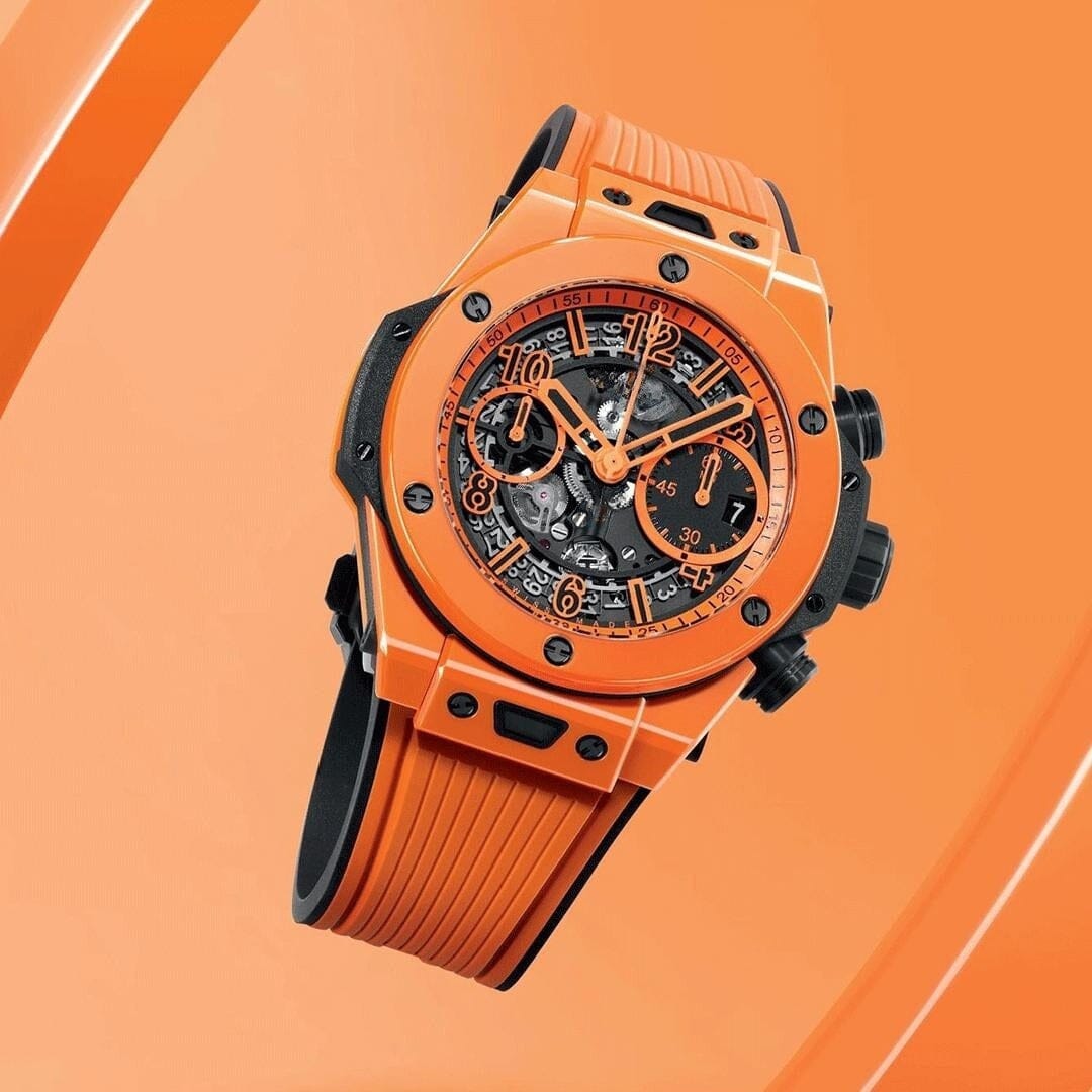 Unico Orange Keramik 42mm Herrenuhr Vandhlr 